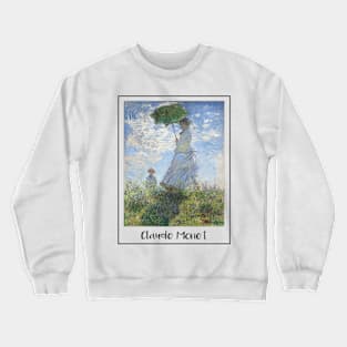 Claude Monet Woman with a Parasol Crewneck Sweatshirt